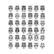 品字形的字|细说汉字：品